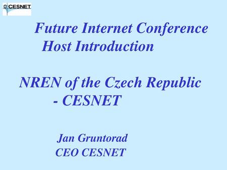 Future Internet Conference Host Introduction