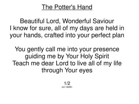 Beautiful Lord, Wonderful Saviour