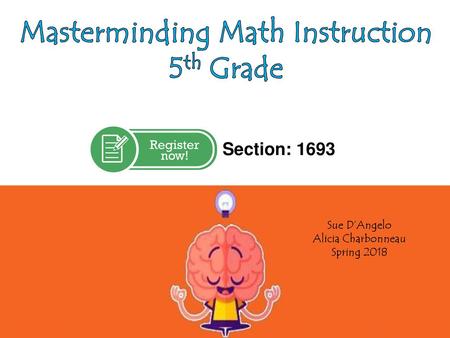 Masterminding Math Instruction