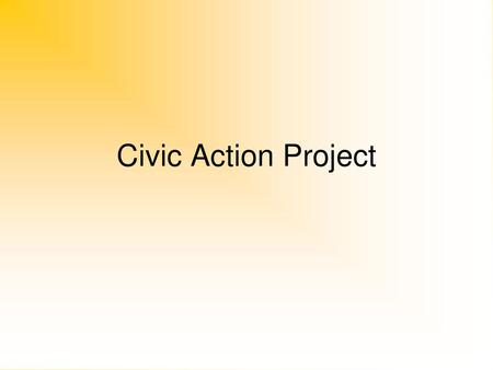 Civic Action Project.