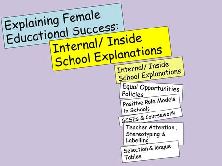 Explaining Female Educational Success: