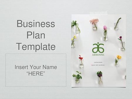 Business Plan Template