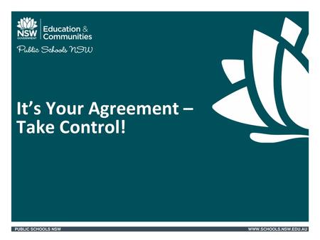 It’s Your Agreement – Take Control!