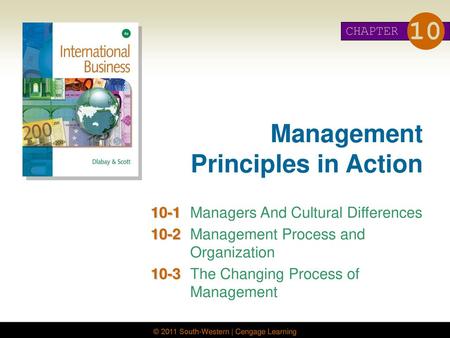 Management Principles in Action