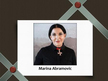 Marina Abramovic Polaroid (Advanced)