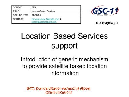 Location Based Services support