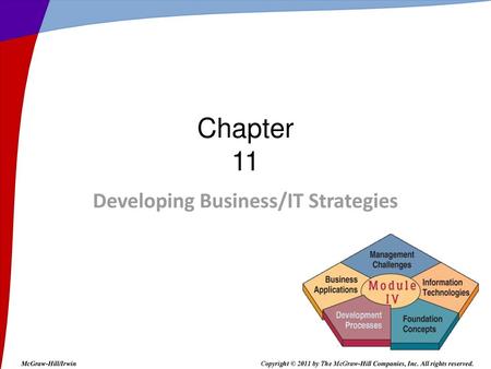 Developing Business/IT Strategies