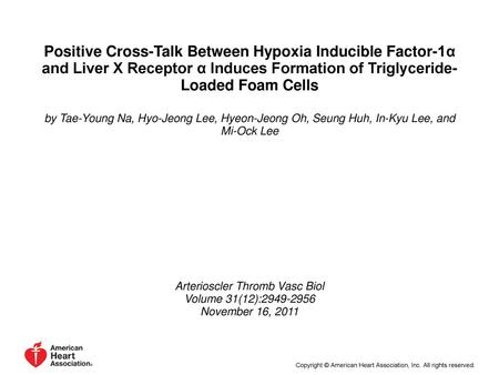 Arterioscler Thromb Vasc Biol