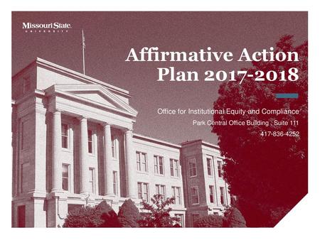 Affirmative Action Plan