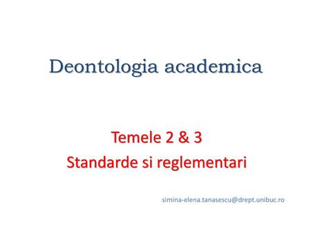 Deontologia academica