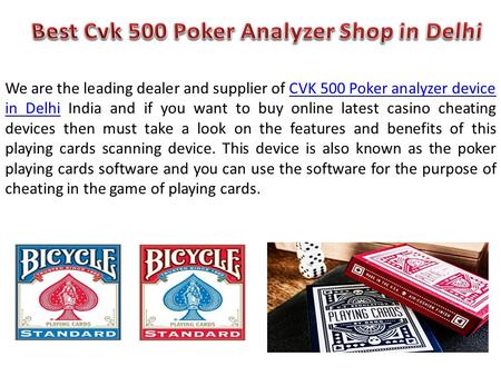 CVK 500 Poker Analyzer Device in Delhi