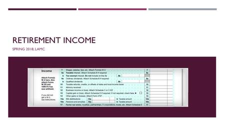 Retirement income Spring 2018, lamc.