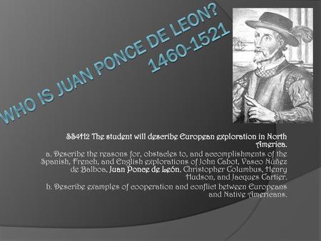 Who is Juan Ponce de Leon?