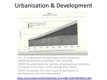 Urbanisation & Development