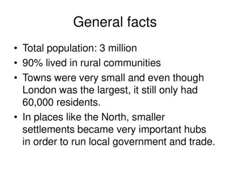 General facts Total population: 3 million