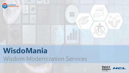 WisdoMania Wisdom Modernization Services.