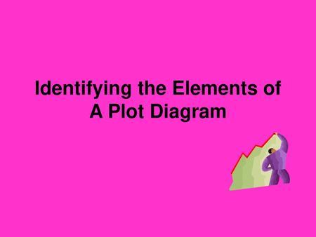 Identifying the Elements of A Plot Diagram