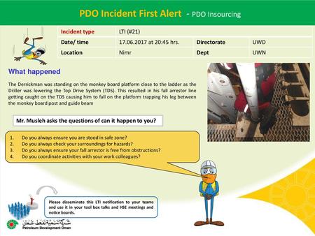 PDO Incident First Alert - PDO Insourcing