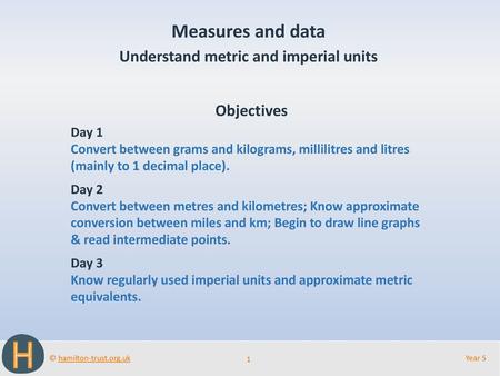 Understand metric and imperial units