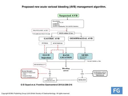 Proposed new acute variceal bleeding (AVB) management algorithm.