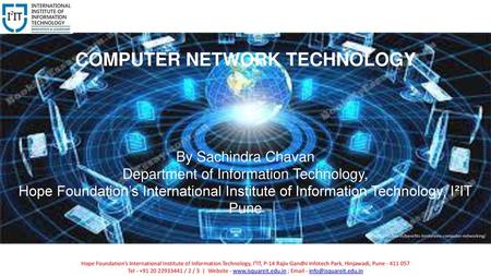 COMPUTER NETWORK TECHNOLOGY