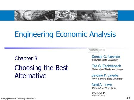 Engineering Economic Analysis