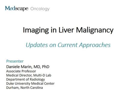 Imaging in Liver Malignancy