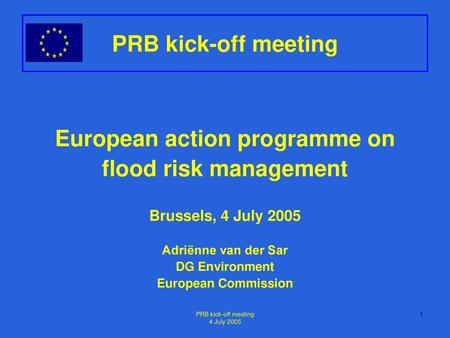 European action programme on