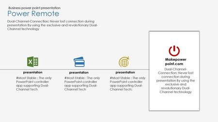 Power Remote Makepowerpoint.com Business power point presentation