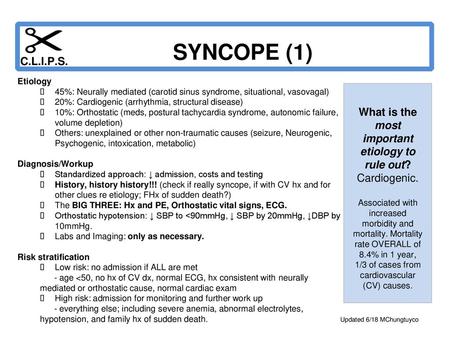 What is the most important etiology to rule out?