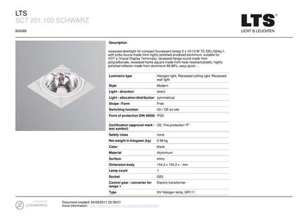 LTS SCT SCHWARZ Description