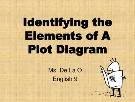 Identifying the Elements of A Plot Diagram