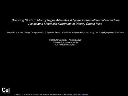 Molecular Therapy - Nucleic Acids