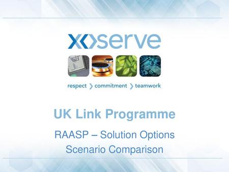 RAASP – Solution Options Scenario Comparison