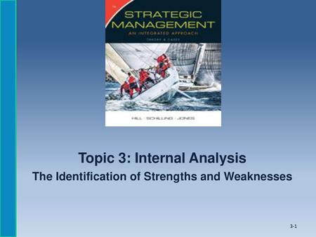 Topic 3: Internal Analysis