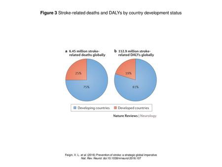 Figure 3 Stroke-related deaths and DALYs by country development status