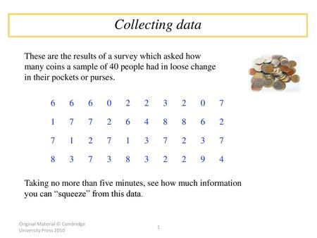 Collecting data [ S1.1 Extension Starter]