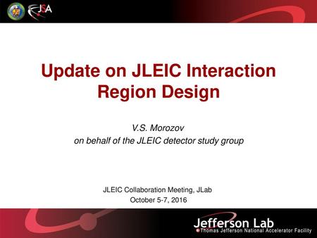 Update on JLEIC Interaction Region Design