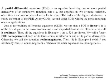 Page 535 Advanced Engineering Mathematics by Erwin Kreyszig