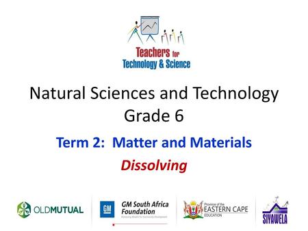 Natural Sciences and Technology Grade 6