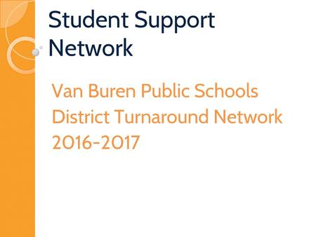 Student Support Network