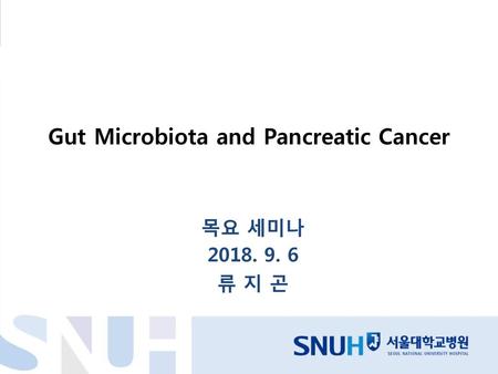 Gut Microbiota and Pancreatic Cancer