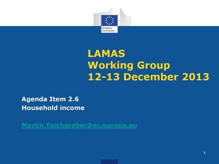 LAMAS Working Group December 2013