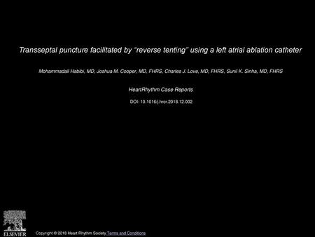 HeartRhythm Case Reports