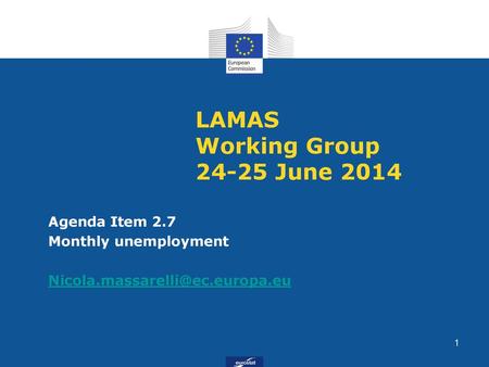 LAMAS Working Group June 2014