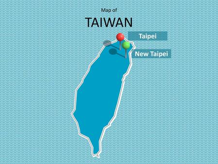 Map of TAIWAN Taipei New Taipei.