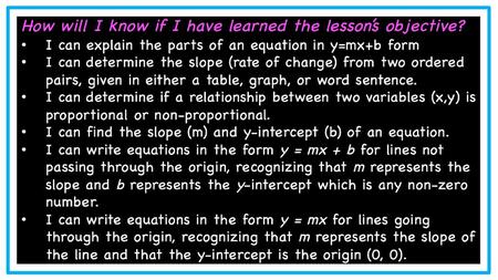 Ordered pairs: ( , ) ( , ) ( , ) Ordered pairs: ( , ) ( , ) ( , )