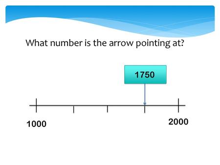 What number is the arrow pointing at?