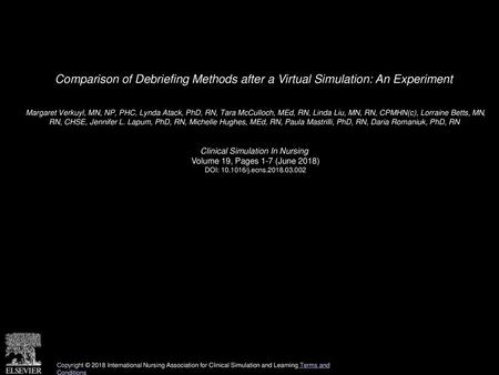 Clinical Simulation In Nursing