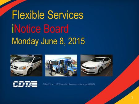 Flexible Services iNotice Board Monday June 8, 2015